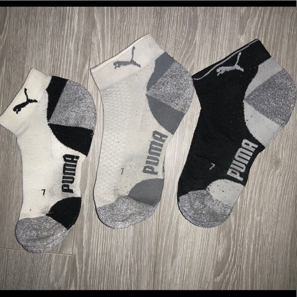 3x Puma Quarter Crew Socks - Picture 2 of 9